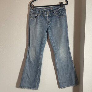 VTG Y2K American Eagle Bootcut Favorite Boyfriend Jeans Sz 8